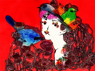 Boy and Birds