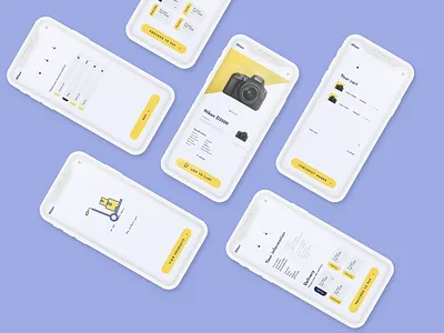 Nikon - Design challenge app camera design illustration nikon ui ux web