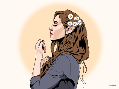 Elven Origins adobe illustrator art artistic artwork concept art creativity design digital art drawing dribbble elf emotions fairy girl hairstyle illustration portrait princess sketching vector