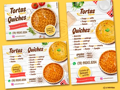 Midias Sociais ♡ Cozinha & Delicias da Cris art artdesign artist branding brasil design desinger digitalart estampadonna illustration logo packaging