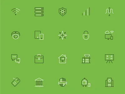 Meraki Menu Icons design icons illustration technology ui vector web website