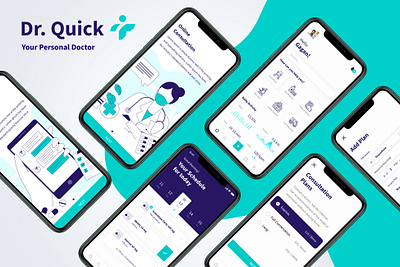 : Dr. Quick - A fictional app design to consult the doctor doctor app doctor app design doctor app ui medical app medical care medical care design mobile app mobile app design mobile application mobile design mobile ui reminder app reminder app ui reminder app ui reminder ui saas app saas design saas landing page saas mobile app design saas product