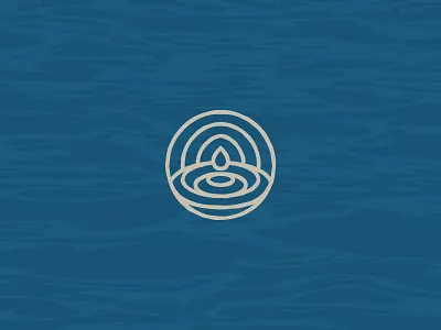 One Drop Brewing Co. Icon beer beer branding beer logo branding brewery branding brewery logo brewing design icon logo organic pattern ripple texture water