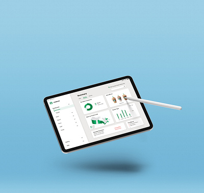 Chart branding chart chart design concept design dailyui dashboard design starbucks uichallange uidesign