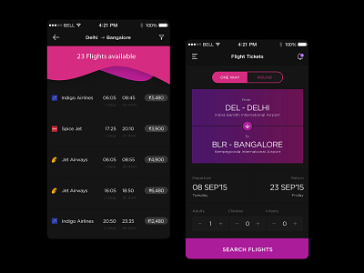 travel app 2 app design flat minimal ui ux