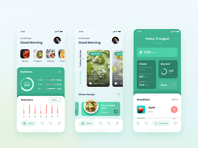 Nirjash - Healthy Food App Design app app design apple application bright colorful concept flutter ios ios14 mobile app design mobile. taxi taxi app trend typography uber ui ux