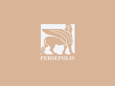 Persepolis branding brown iran logo logo design logos logotype new persepolis