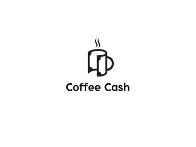 Coffee Cash branding cash coffee concept dollar logo logo design money tea