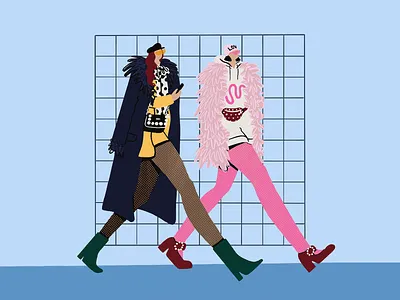 Street Fashion ii art character clothes colorful design doodle draw drawing fashion fashion illustration girl illustration procreate sketch street streetwear