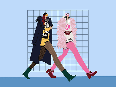 Street Fashion ii art character clothes colorful design doodle draw drawing fashion fashion illustration girl illustration procreate sketch street streetwear