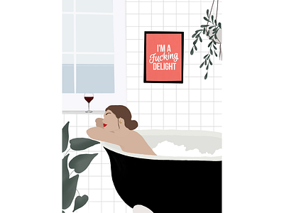 Me Time alone time art digital art digital illustration illustration mood procreate procreate art relax relaxing self love
