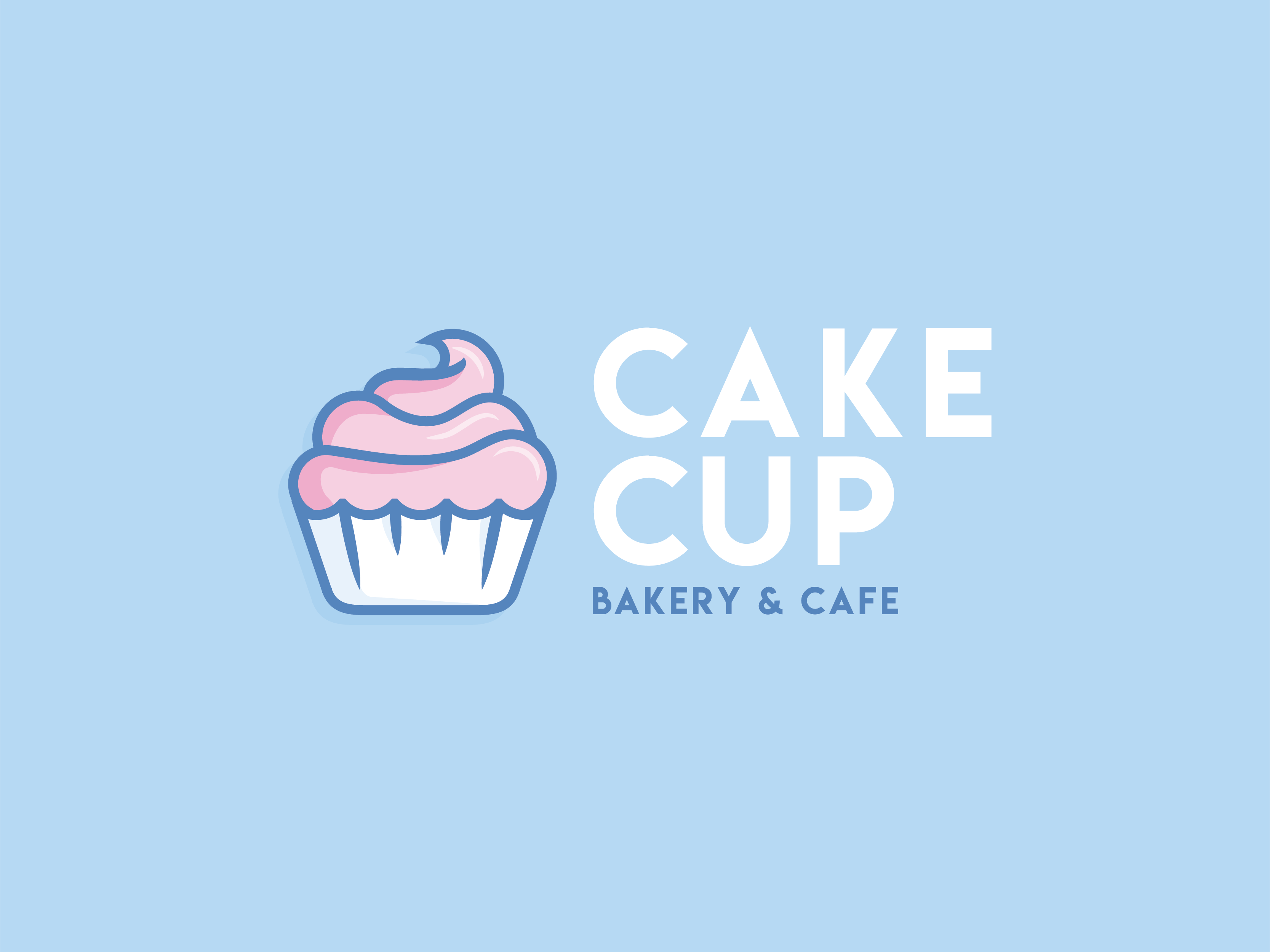 Example of Cake Cup  Logo