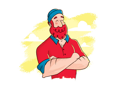 Paul Bunyan character drawing illustration illustrator paul bunyan woodsman