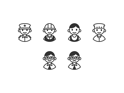 employment pictograms icon iconography iconset illustration pictogram