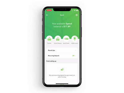 Acorns Spend - ATM Locator acorns animation app atm banking design finance fintech interaction maps money product ui ux