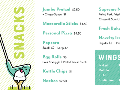MacGregor's Menu Design