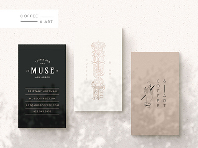 Business Cards for a Coffee Shop Brand artwork brand identity branding business card coffee shop coffee shop branding design key logo logo luxury brand magical mockup ornamental branding vector