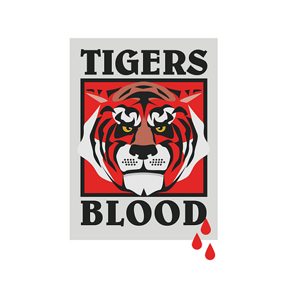 Tigers Blood adobe adobe illustrator brand identity branding illustration illustrator logo logos snow cone tiger tigers