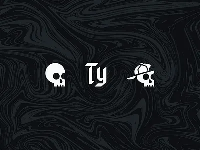 Personal Brand | Marks brand branding hat icon letters logo mark monogram personal brand skeleton skull type