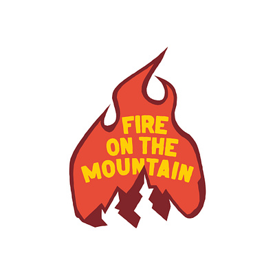 Fire On The Mountain adobe adobe illustrator brand identity branding grateful dead illustration illustrator jam logo logos mountain mountains