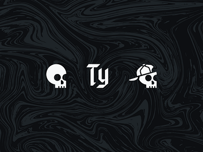 Personal Brand | Marks brand branding hat icon letters logo mark monogram personal brand skeleton skull type