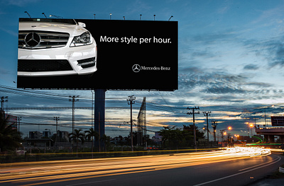 Mercedes Benz Billboard