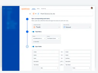 Integrate Jira issues with your application concept design integrations jira ux