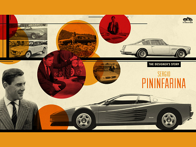 Sergio Pininfarina (Petrolicious) alfa romeo banner ad branding car culture cars design graphic graphic design heritage hot rod icon identity illustration lettering luxury sportscar typography vintage