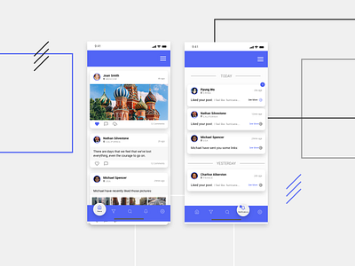 DailyUI 047 activity feed app app design app designer app designers daily ui daily ui 047 daily ui challenge dailyui design feed design mobile ui ux