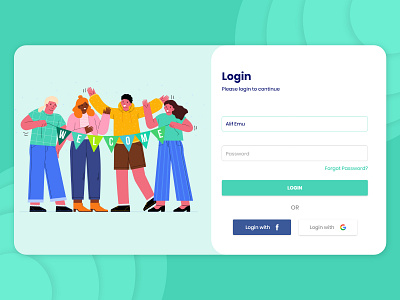 Login Screen for Web adobe xd templates alifemu adobe xd login page for web login ui ui design web web app login web login page web login screen