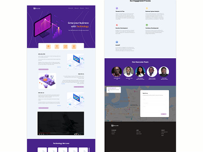 Tellios Web adobe xd designer new design newconcept technology ui ui ux ux