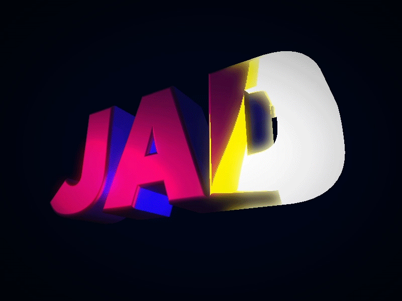 JAD 3d ae aftereffects circles forever infinity layers lines load loading logo loop motion purple rotating snake