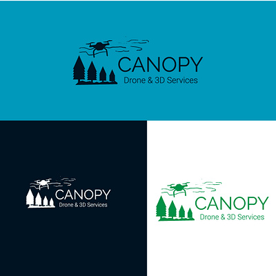 canopy drone 0 brand design branding flat illustration logodesign minimal type typography website