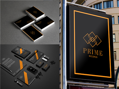 Pime Records branding design identity branding identity design logo logo design luxury brand