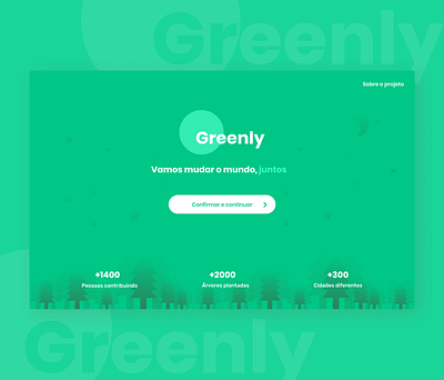 Greenly - Landing page figma landingpage minimal minimalism nature ui web webdesign