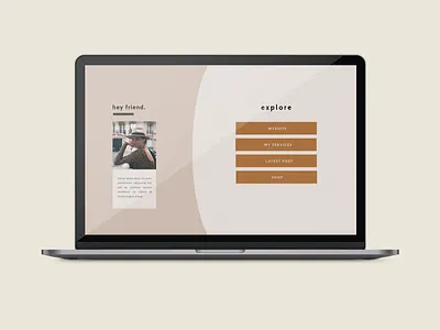 Nix Instagram Landing Page Template - Showit landing page showit showit template web design