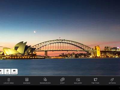 UI - VR Conference icon ui ux website