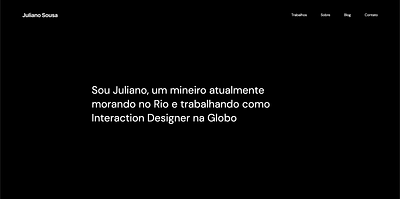 Portfolio - Home animation branding concept html minimal minimalist personal brand personal logo personal project portfolio scroll scroll animation ui ui design website