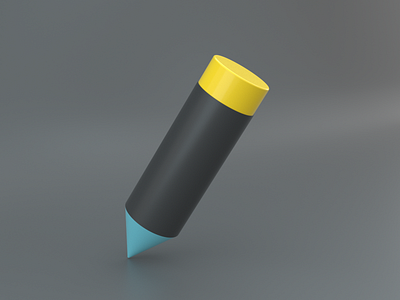 3D Edit Icon 3d 3d icon branding edit icon iconography illustration pencil pencil icon pencil illustration ui visual design