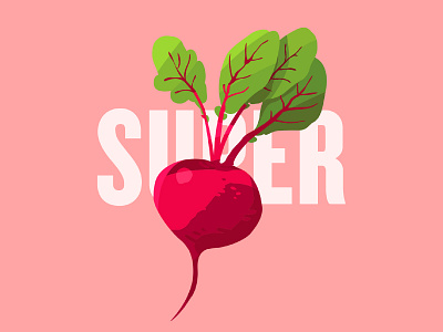 SuperBeets branding design illustration product supplement