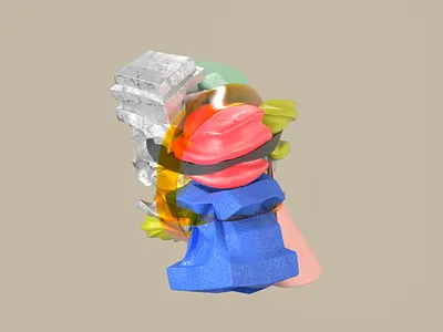 Render Shot 27 c4d color design effects graphic redshift render shapes texture visual