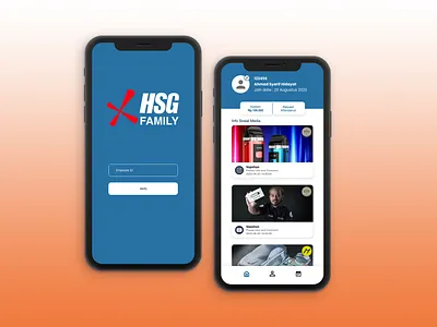 HSG Family Improve - Employee App app branding design mobile mobile ui typography ui ui design uiux ux