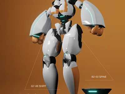 3D Character Design: Maliboo 3d 3d animation 3d art 3d ilustration 3d model 3d modeling 3dsmax blender branding character illustration layout malibu robot robot character robots