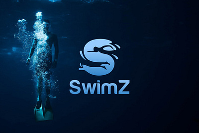 Swimz Logo Design adobe illustrator adobe photoshop branding flat graphic graphic design logo logo design minimal unique logo