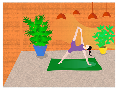 Yoga page art using adobe illustrator adobe illustrator design digital art digital illustration illustraion illustration art illustration of the day