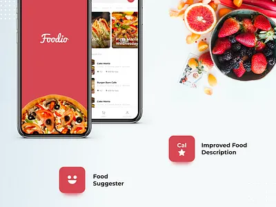 Foodio - Must Have Features in a Food Ordering App adobe xd after effects animation animation 2d animation after effects burger burger app dribbble food food and drink food app food app ui food delivery food ordering app interaction design logo design microinteraction ux case study