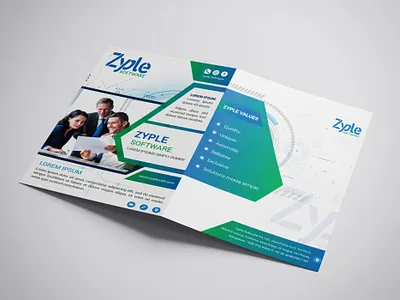 zyple Brochure brochure illustrator photoshop