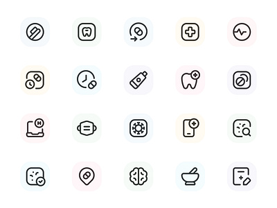 Myicons — Health, Medicine vector line icons pack essential icons flat icons icon design icon pack icons icons design icons pack interface icons line icons myicons ui ui design ui designer ui icons ui kit ui pack ui set web design web designer web ui