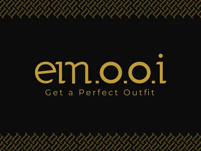 Final Logo for em.o.o.i Clothing Brand branding design flat logo logos logotype minimal typography vector