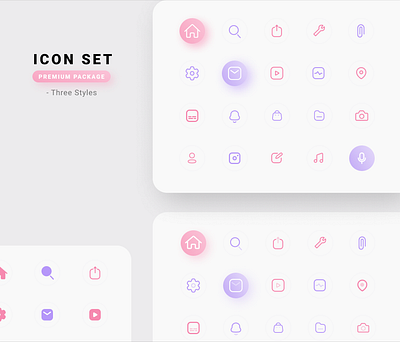 Icon Set Premium Package design figma figmadesign icon iconset premium typography vector webdesign